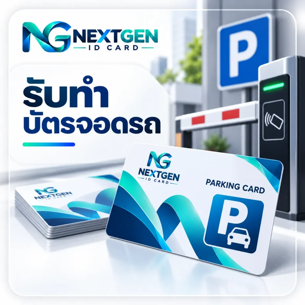 รับพิมพ์บัตรจอดรถ NEXTGEN ID CARD