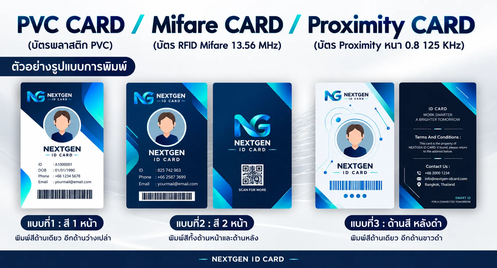 รับพิมพ์บัตร